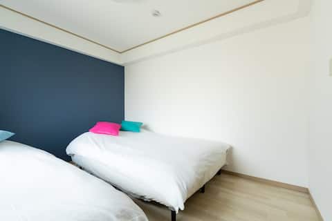 Tenma Family Suite Your Home in Osaka For 6 Guests