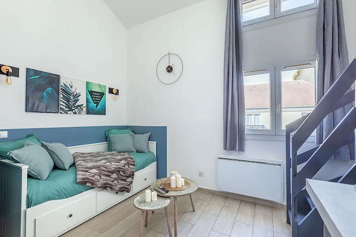 Duplex - Gare 4 Min, Disneyland 10 Min, Parking - Torcy
