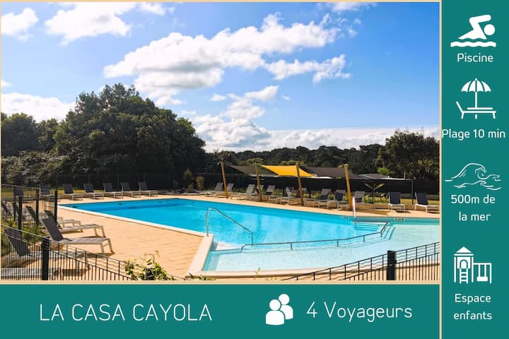 La Casa Cayola: Mer Et Piscine - Jard-sur-Mer