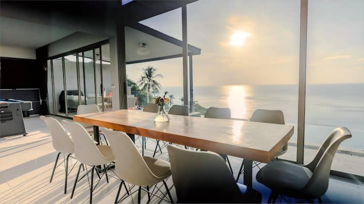 Luxury 5BR Sea View Villa w/ Pool | Koh Samui