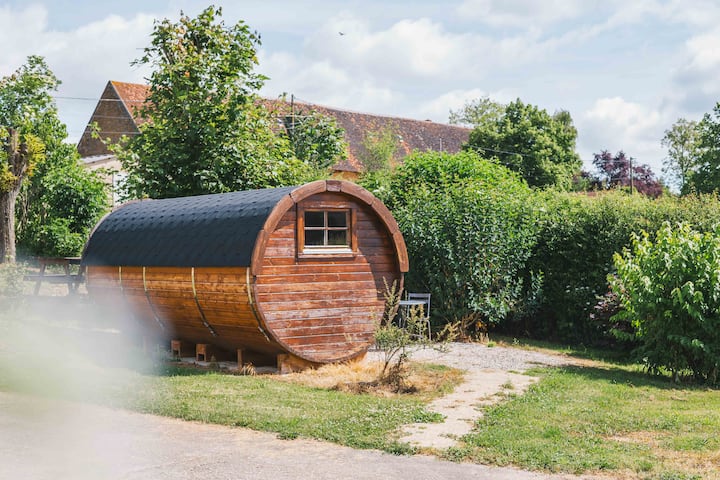 Tonneau en bois insolite