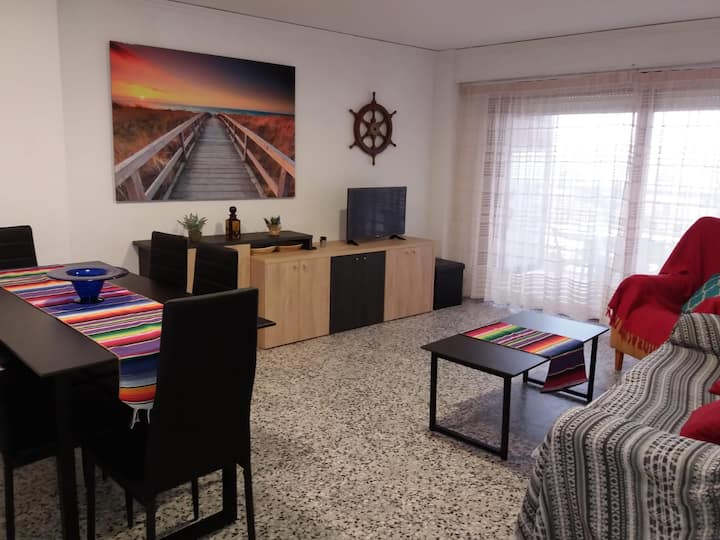 Big Apartment In First Line Gandia Beach - Gandia