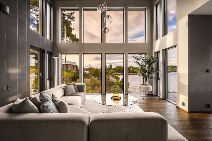 High-end Villa〡egen Takterrasse Og Brygge - Bergen