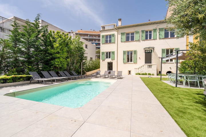 Villa Avec Vue Panoramique Et Spa - Centre à 10min - Cannes