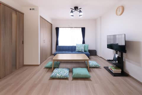 [9 minutes to Univa] With parking lot/3-story building for private rental/95㎡ for up to 7 people/13 