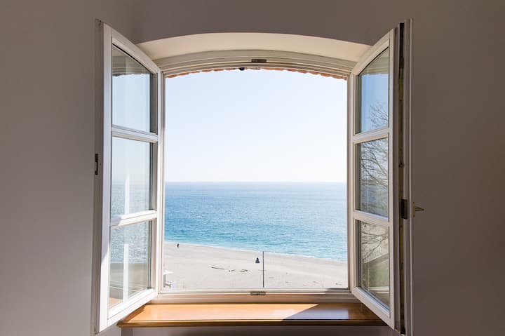 La vista dalla camera da letto doppia.