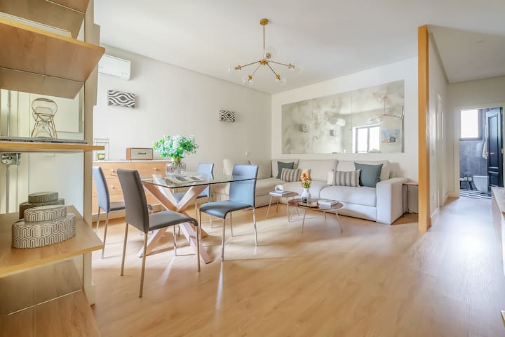 Moderno y elegante apto. en Barrio de Salamanca