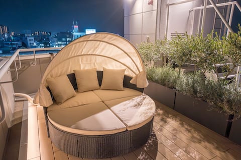 With private sauna/1-minute walk from JR Marugame Station [Cosmo Stay Marugame Ekimae 5F]