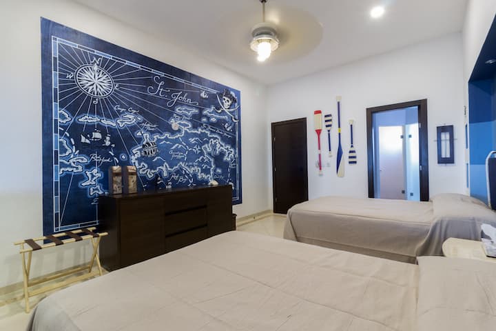 2 camas queen, hab num 2 / 2 queen beds, room num 2