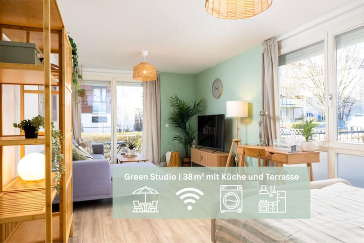 Staytime - Green Studio | Top Lage | Terrasse - Dresden