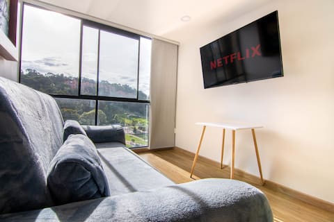 NEW! 5 Star Apt, Gym+Cowork+Laundry in @Bogota