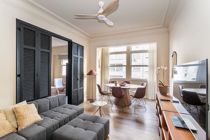 Copacabana 3 quartos: sofisticado e confortável!