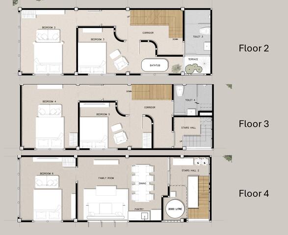 Cozy | 5-BRs, 10pax spacious Liv, 5mins to BTS gallery image 5