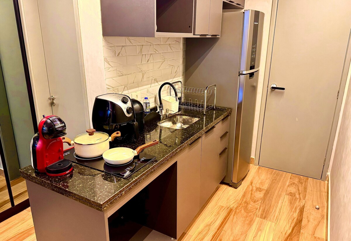 Imóvel de sucesso: Analia Franco | Condo with Air Conditioning em água Rasa