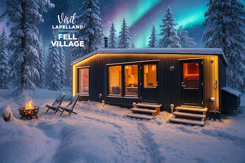Fell Village 8|Sauna|Fireplace|Nature|Luosto3min