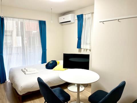 【Shinjuku Area】11 Lines/Sanchome Sta 5m/WiFi/2ppl