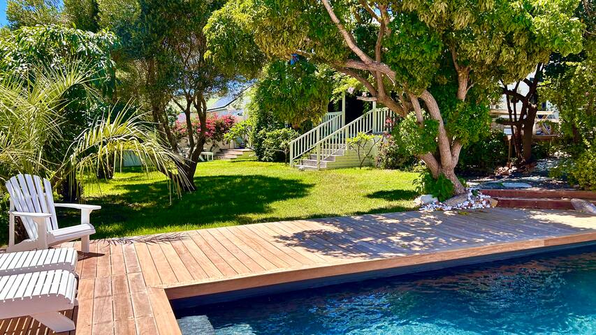 Boho 4BR Home & Cottage with Pool, Imhoff’s Gift gallery image 4