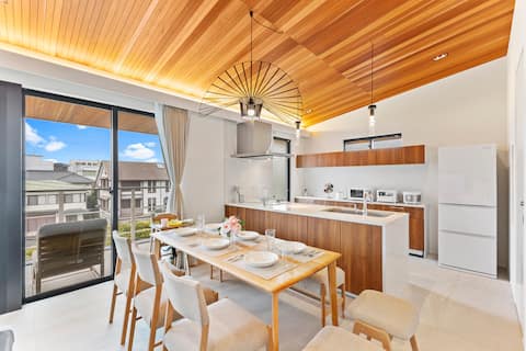 Zushi Beach 1-Min / Oceanfront / 8 Pax / Parking