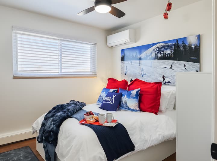 Rest and recharge in this comfy bedroom, ready for your next adventure!