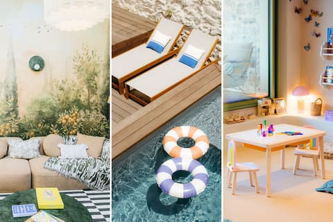 House 432Hz: Unusual playroom and pool