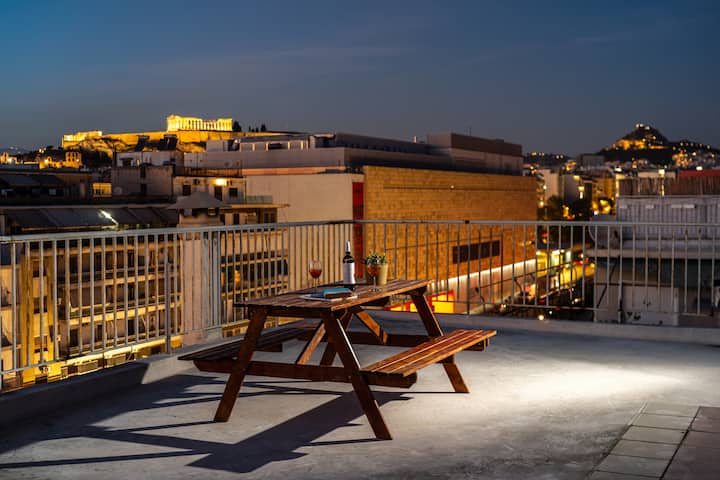 Sunny 3bd Flat,acropolis View - Athènes