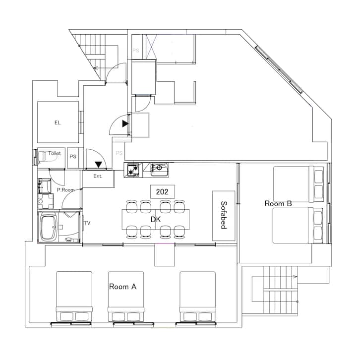 Vacation Inn Omorikaigan 202 |最大11名宿泊可 | 羽田空港アクセス〇 - Kawasaki