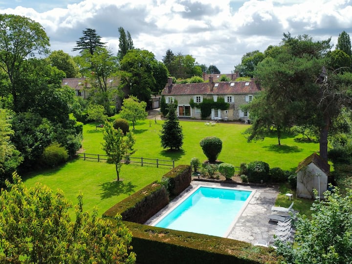 Grande Maison De Campagne Avectennis & Piscine - Fontainebleau