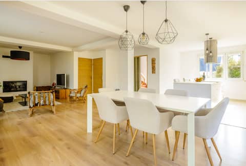 Family home with pool