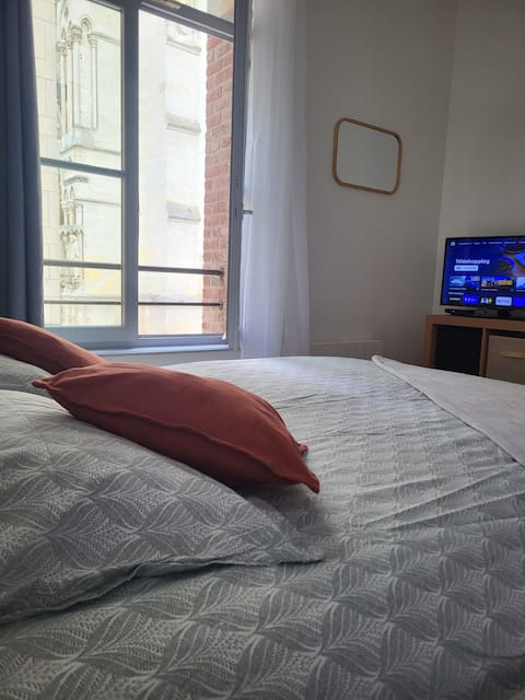 Successful Airbnb property: Charming studio Cathedral view in Amiens