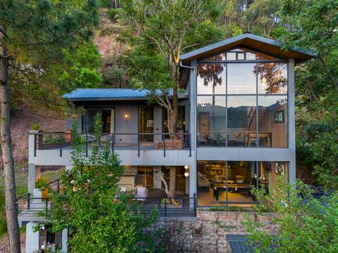 Scenic Forest Retreat with Decks, View & Game Room