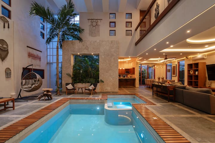 9br Luxury Villas, 2 Indoor Pools/gym/gated Neibor - Tulum