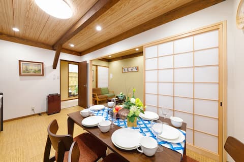 青羽・観蔵 Near Osaka city 3F BBQ Direct to Airport/USJ