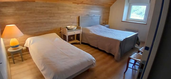 1 cama 140/190 y 1 cama 90/190