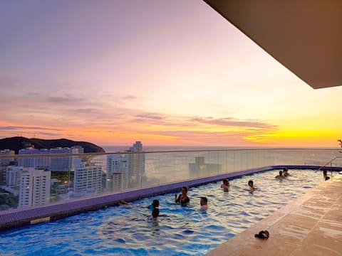 Rodadero Ambar Roca - Exclusive Studio Apartment