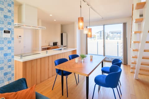 Tropical Villa｜free parking｜family-friendly｜bldg B