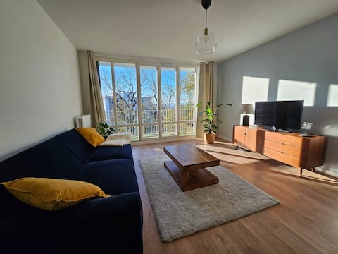 spacious and bright home