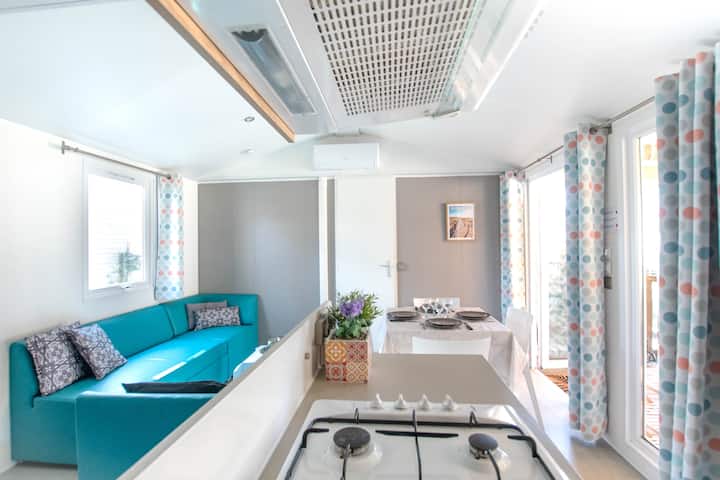 Mycena Lodge - Mobil-home, 500m De La Plage - Vieux-Boucau-les-Bains