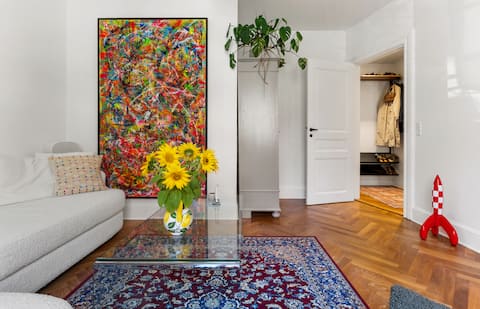 Top Airbnb: Charming apartment with access to its own garden! in Østerbro