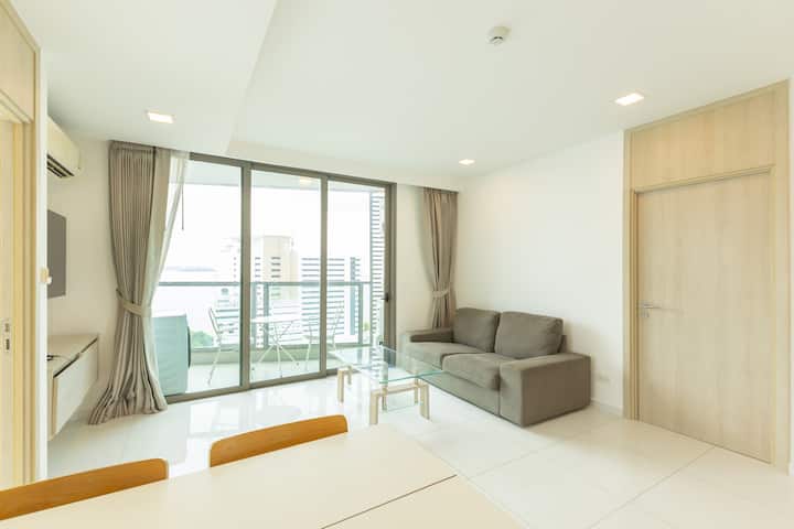 2#pratumnak Hill Near Beach 2bed Sea View - Pattaya