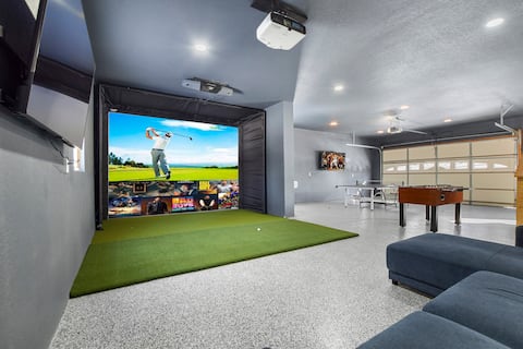 Near Sand Valley! Golf Sim! Game Room! Hot Tub!