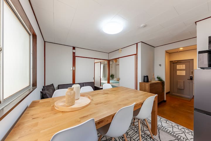 4F【大門・浜松町駅徒歩3分】貸切9ベッド・5BR/120㎡最大10名/A118