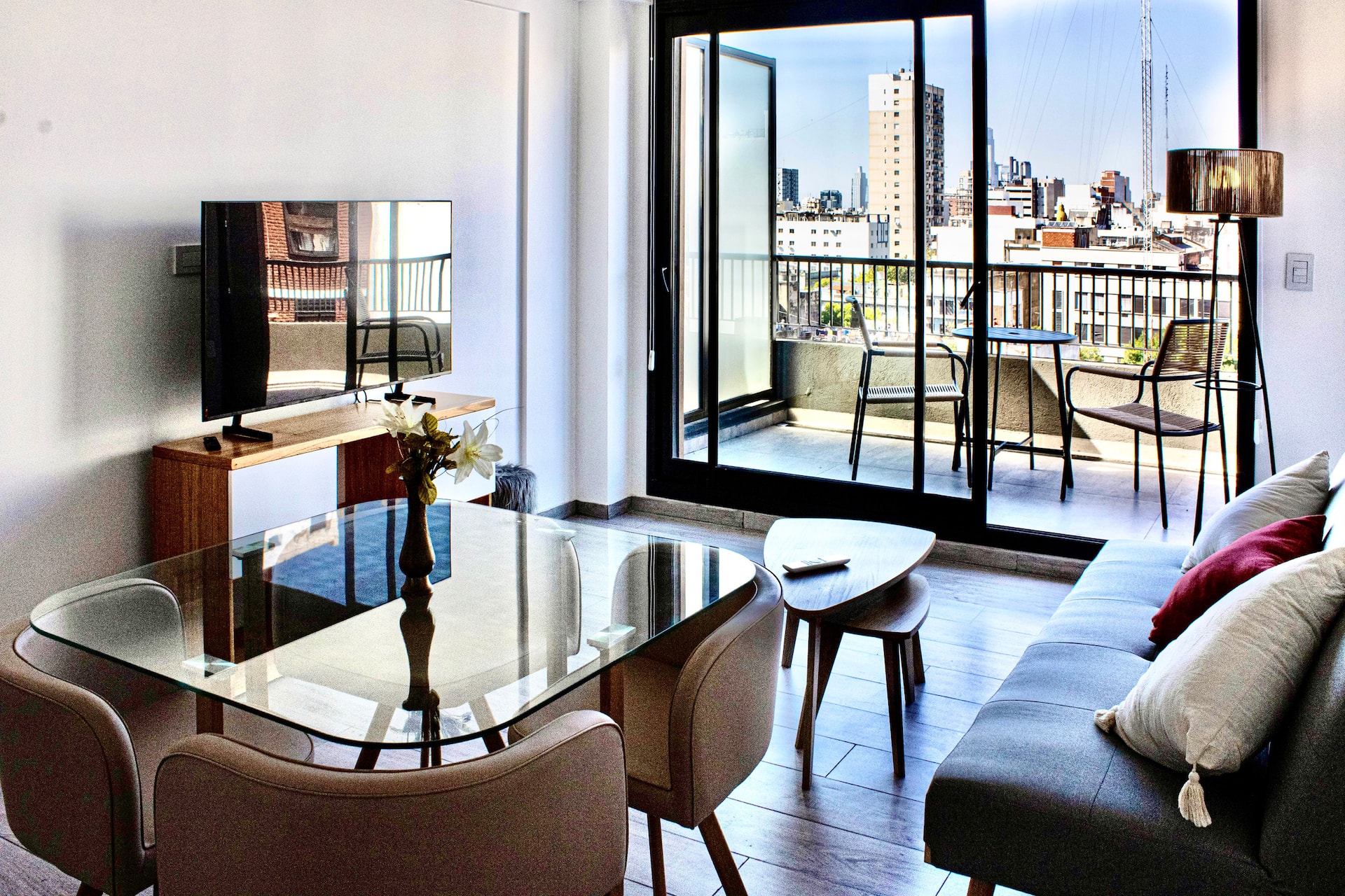 Spacious, High Terrace Views of Buenos Aires