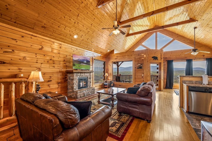 Spacious open living space, a view from any seat in the house!