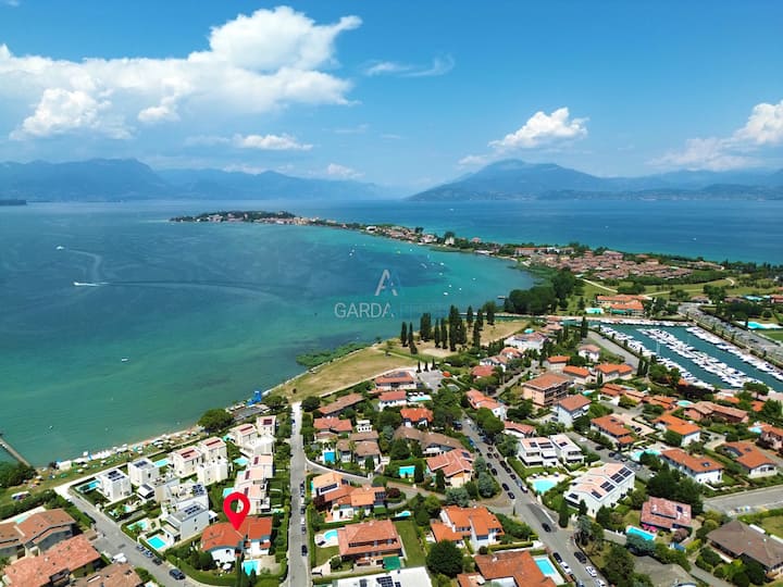 Villa Roma - Vista Lago Tra Giardino E Terrazza - Sirmione