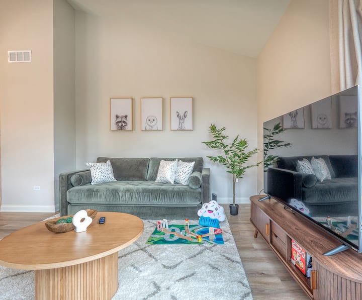 Family&pet Friendly-no Stairs-ev Charger-kingbeds - Morris, IL