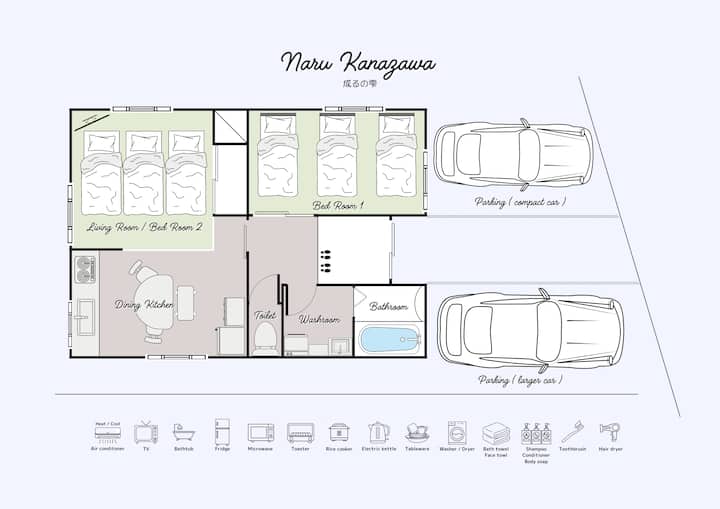 Local Japanese House｜2br, Free Parking For 2 - Kanazawa