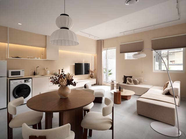 全新裝潢 Sunset Glow霞棲/台北車站5分鐘/景觀陽台/雙衛浴