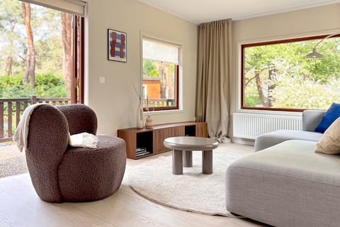 Stylish & child-friendly forest house