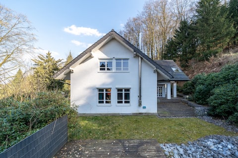 Idyllic house on the edge of the forest