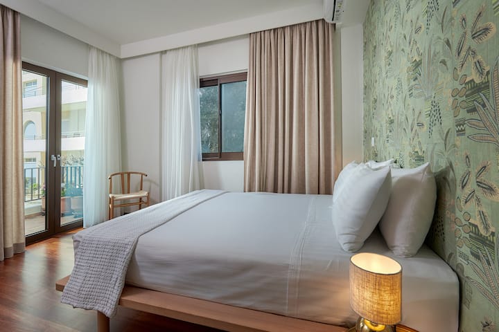 Katsambas Apartment - Cozy Retro-lux With Balcony - La Canée